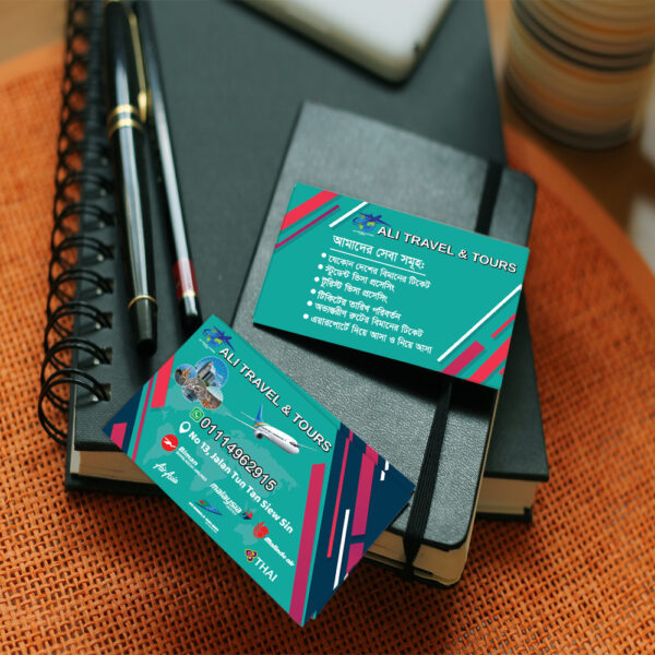 Travelling business card
