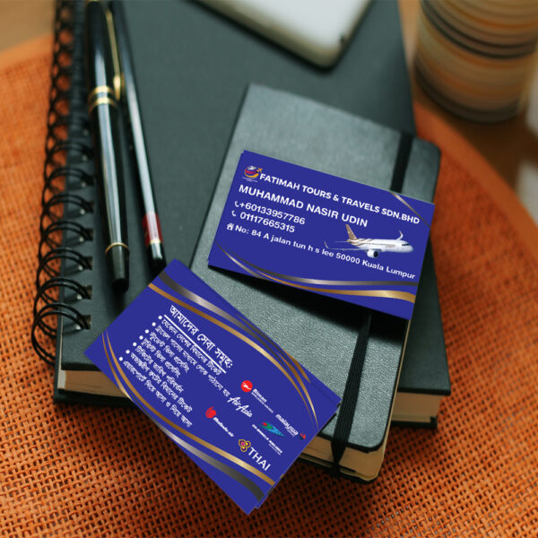 Travelling business card