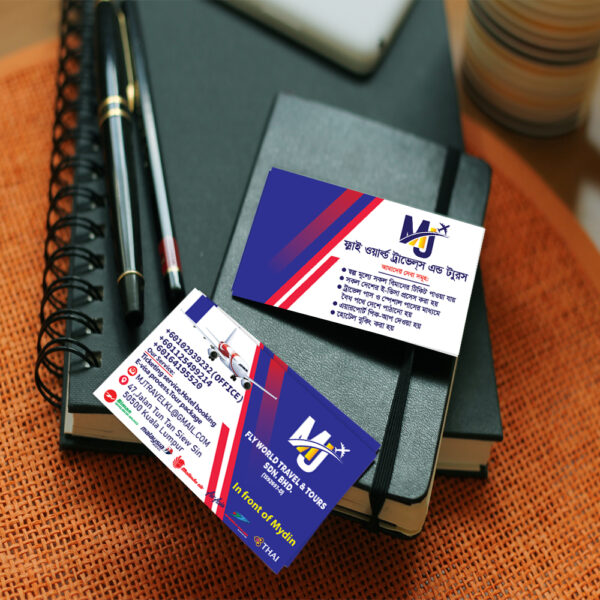 Travelling business card