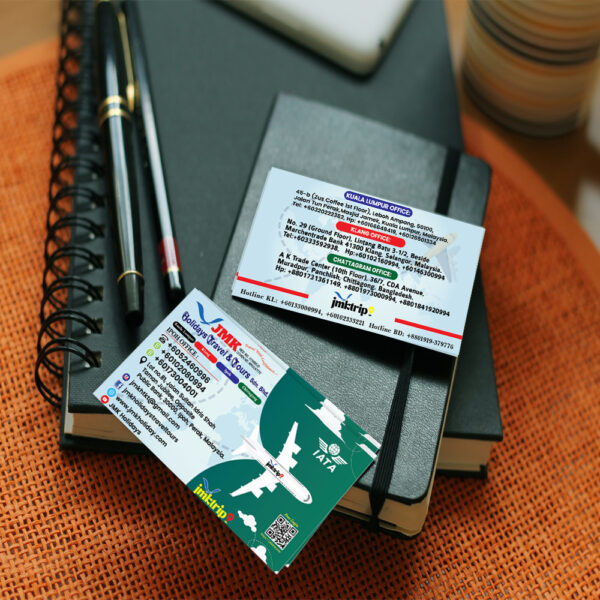 Travelling business card
