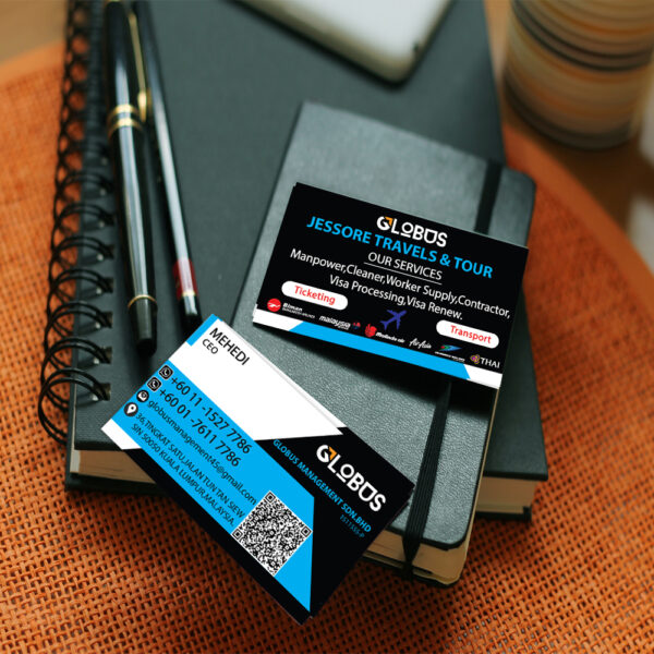 Travelling business card