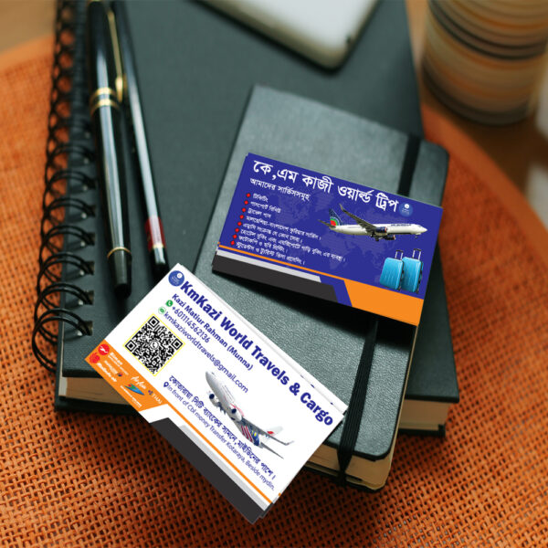 Travelling business card