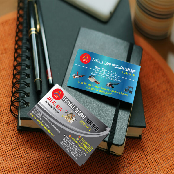 Travelling business card
