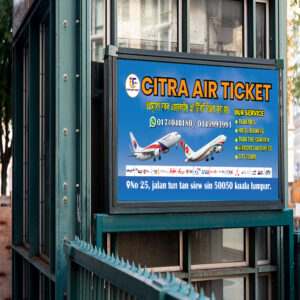 Travelling sticker