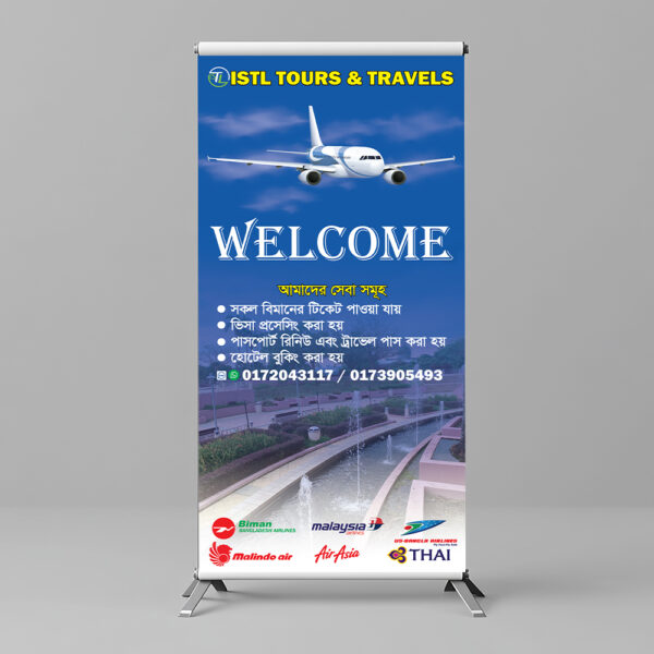 Travelling banner